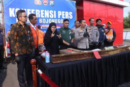 Polres Bojonegoro Amankan Komplotan Pencuri Rel Kereta Api, PT KAI Beri Apresiasi