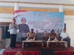 Tim Sosialisasi Program Bangga Kencana Berkunjung di Desa Keboan Anom Sidoarjo
