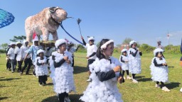 Semarak Karnaval Budaya Desa Karangrejo, Ujungpangkah Gresik 