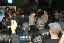 Polres Blitar, TNI dan Pemkab Gelar Patroli Skala Besar, Pastikan Harkamtibmas Blitar Raya Kondusif dan Aman