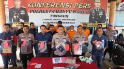 Polresta Banyuwangi Bongkar Sindikat Curanmor, Empat Tersangka Diamankan
