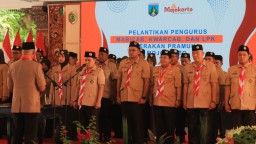 Bupati Albarra Pimpin Mabicab Masa Bakti 2025-2030, Wabup Rizal Emban Kakwarcab Kabupaten Mojokerto
