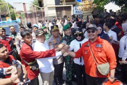 Aksi Damai PC IMM di Depan Polresta Sidoarjo, Bupati Subandi : Sidoarjo Rumah Kita, Mari Kita Jaga Bersama