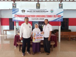 22 KPM Warga Desa Sumberingin Blitar Menerima BLT DD Periode Oktober 2025