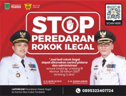 Pemkab Pasuruan Sosialisasikan Stop Peredaran Rokok Ilegal 