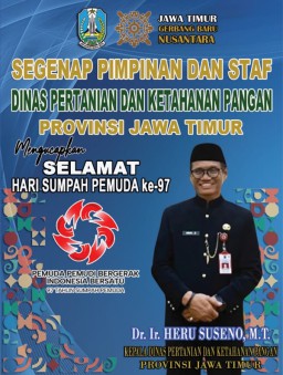 Dinas Pertanian dan Ketahanan Pangan Prov Jatim Mengucapkan Selamat Hari Sumpah Pemuda 2025