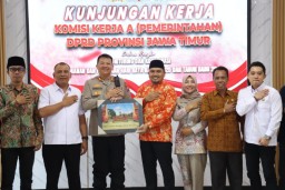 Terima Kunker DPRD Prov Jatim, Pastikan Kesiapan Polres Mojokerto Kota Amankan Nataru 