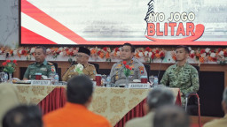 Polres Blitar Gelar Rapat Lintas Sektoral Kesiapan Operasi Lilin Semeru 2025