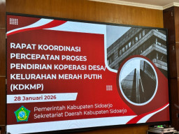 Bupati Sidoarjo Subandi Minta Pendirian KDMP Dipercepat