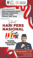 Dinas Perumahan Rakyat Kawasan Permukiman dan Cipta Karya Prov Jatim Mengucapkan Selamat Hari Pers Nasional ke 80 2026