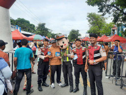 Operasi Keselamatan Semeru, Polres Situbondo Sosialisasi Kamseltibcarlantas di CFD