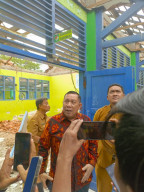 Gercep Wakil Ketua DPRD Sidoarjo, Warih Andono Sidak Sekolah Ambruk