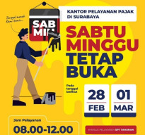 Kantor Pajak se-Surabaya Buka Layanan Sabtu & Minggu
