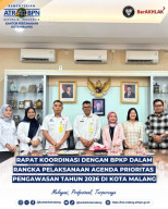 Perkuat Mutu Koordinasi, Kantor Pertanahan Kota Malang Gandeng BPKP Kawal Pengawasan 2026