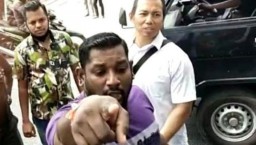 Preman Halangi dan Tendang Wartawan Saat Bertugas Meliput Rekonstruksi Kasus DPRD Medan