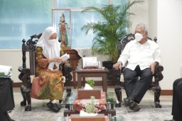 Bupati Bojonegoro Temui Menteri PUPR Terkait Pembangunan Bendung Gerak Karangnongko