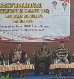 FKDM Kabupaten Mojokerto Gelar Rakor Sukseskan Pemilu Serentak 2024
