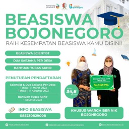 Pemkab Bojonegoro Alokasikan Anggaran Pendidikan Beasiswa Rp 34,6 Miliar di Tahun 2023