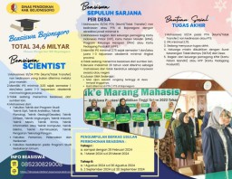 Pemkab Bojonegoro Kembali Beri Tiga Jenis Beasiswa Pendidikan