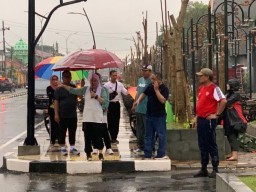 Usai Gowes, Bupati Anna Sidak Kawasan Eks Tanggul MH Thamrin