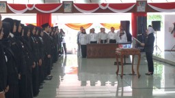 Lantik Ratusan Pejabat, Bupati Anna Minta PNS Lebih Produktif dan Inovatif