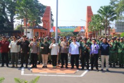 Pemkab Mojokerto Gelar Apel Kesiapan Satlinmas Jelang Pemilu 2024