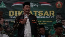 Buka Diklatsar GP Ansor, Wabup Subandi: Jangan Main-main, Anda Calon Pemimpin Bangsa