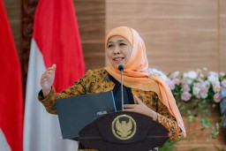 Buka Silatnas dan Senmas Pamong Praja STPDN 01, Gubernur Khofifah Kenalkan Tiga Karakter IKI