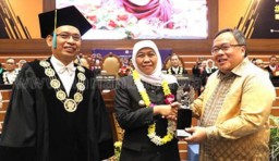 Gubernur Khofifah Apresiasi UNAIR Lolos di Peringkat 369 pada Top 500 Perguruan Tinggi Dunia