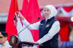 Pimpin Apel Kesiapan Petugas Haji, Gubernur Khofifah Tekankan Prinsip 3 M