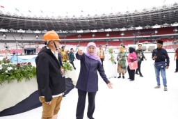 Khofifah Minta Maaf Saat Harlah ke 101 NU dan Muslimat NU ke 78 pada Warga DKI Jakarta, Ini Alasannya