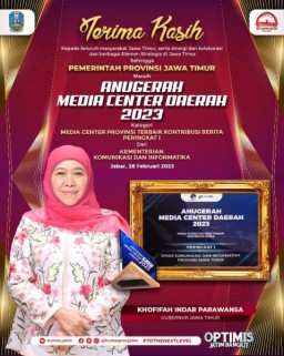 Pemprov Jatim Sabet Penghargaan Peringkat Pertama dalam AMC 2023 Kemenkominfo