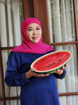 Dukung Perjuangan Rakyat Palestina, Gubernur Khofifah Ganti Foto Profil Bawa Semangka