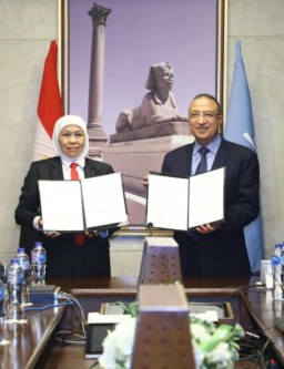 Gubernur Khofifah dan Gubernur Alexandria Teken Kerjasama Perdagangan Investasi, Pendidikan dan Pariwisata