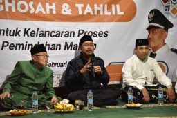 Bupati Muhdlor Bareng Warga Gelar Doa Bersama Sebelum Proses Pemindahan Makam Desa Waru
