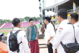 Bupati Gus Muhdlor Cek Kesiapan Stadion Gelora Delta Sidoarjo Tempat Digelarnya Puncak Harlah 1 Abad NU