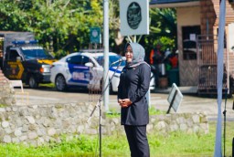 Bupati Mojokerto Pimpin Apel Siaga Pemilu 2024, Ikfina : Pemilu Lancar dan Sukses Jika Bawaslu Bekerja Profesional