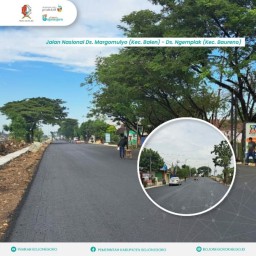 Pelebaran Jalan Nasional 10 Km di Bojonegoro Tuntas