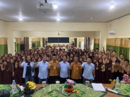 Siswa SMAN 1 Tarik Ikuti Safari Jurnalistik PWI Sidoarjo