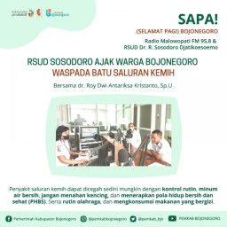 Pemkab Bojonegoro Ajak Warga Waspada Batu Saluran Kemih