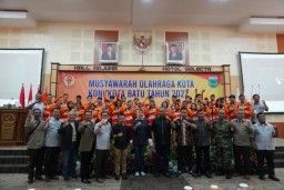 Aklamasi, Sentot Ari Wahyudi Ketua Umum KONI Batu Masa Bhakti 2022-2026