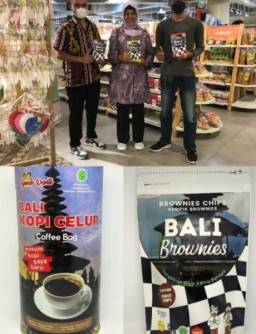 Kopi Celup Bundo Ranto dan Produk UMKM Masuk Gerai Pusat Oleh - oleh Bali