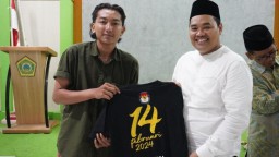 Hadiri Lailatul Ijtima' NU Ranting Wotan, KPU Gresik : Pemilu Sarana Kedaulatan Rakyat