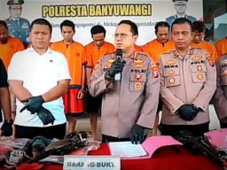 Polresta Banyuwangi Ungkap Kasus Curat Curas dan Curanmor