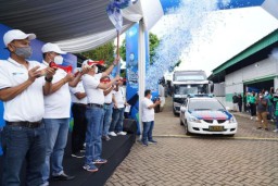 Pegadaian Berangkatkan Peserta Mudik Aman, Mudik Sehat BUMN 2022