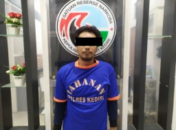 Unit Opsnal Satres Narkoba Polres Kediri Ciduk Terduga Pengedar Narkoba