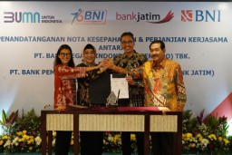 Kolaborasi Bank Jatim dan BNI Tingkatkan Layanan Perbankan Digital