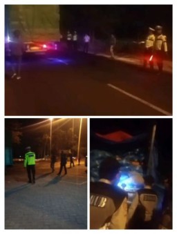 Imbas Tetesan Air Garam di Jalan, Polres Bangkalan dan Tim Gabungan Gelar Ops