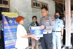 Polisi Peduli, Polres Madiun Kota Bantu Penderita Cacat Lakalantas