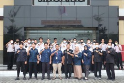 Tangkal Berita hoaks, 30 Pelajar Sharing Dengan Humas Polresta Sidoarjo